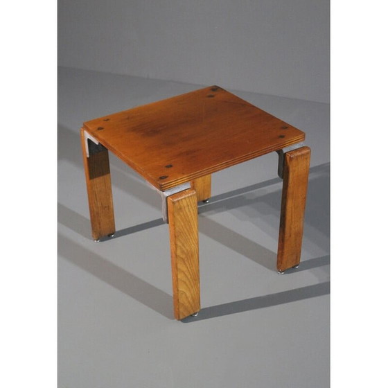 Image 1 of Vintage "plein" stool by Georges Candilis and Anja Blomstetd for Sentou, 1968s