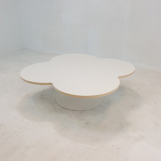 Image 1 of Vintage "Flower table" coffee table in white laminate by Kho Liang for Artifort, Netherlands 1960