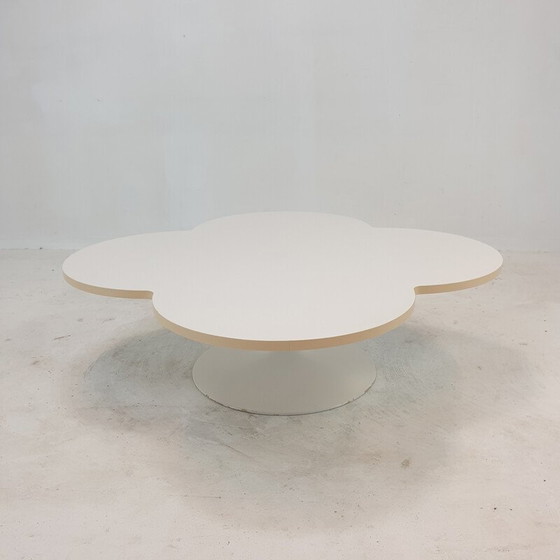 Image 1 of Vintage "Flower table" coffee table in white laminate by Kho Liang for Artifort, Netherlands 1960