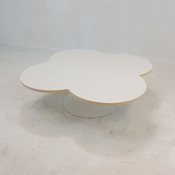 Image 1 of Vintage "Flower table" coffee table in white laminate by Kho Liang for Artifort, Netherlands 1960