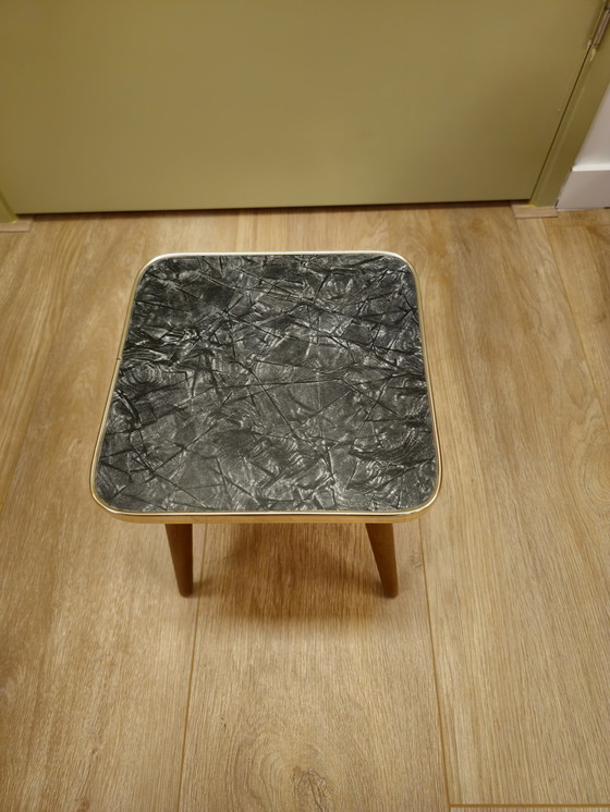 Image 1 of Table à plantes vintage en marbre Table d'appoint