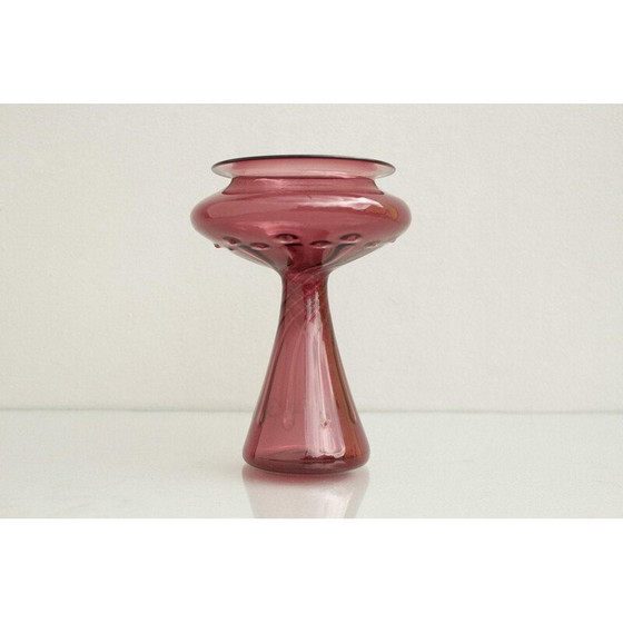 Image 1 of Vintage Lauscha glass vase, 1960