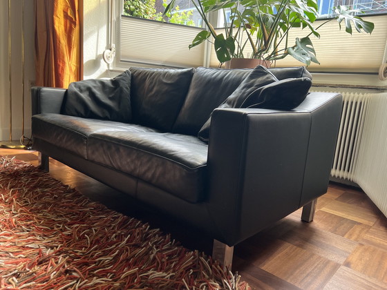 Image 1 of 2x Leather Leolux Sofas