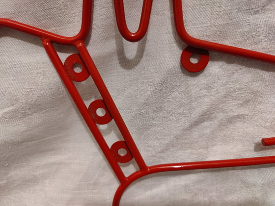 Image 1 of Coat Rack Dog Pegs Red Fran Ikea Ehlén Johansson