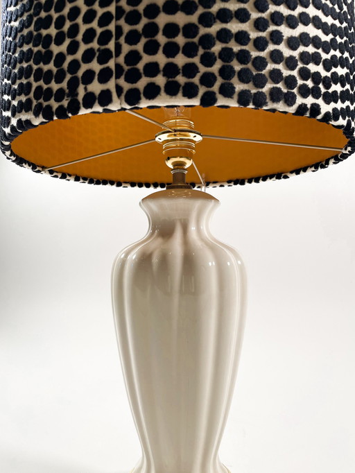 Ceramic Hollywood Regency table lamp 