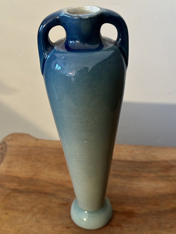 Image 1 of Keller & Guerin - Luneville Art-Nouveau Vase Soliflore