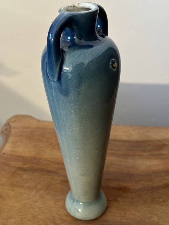 Image 1 of Keller & Guerin - Luneville Art-Nouveau Vase Soliflore