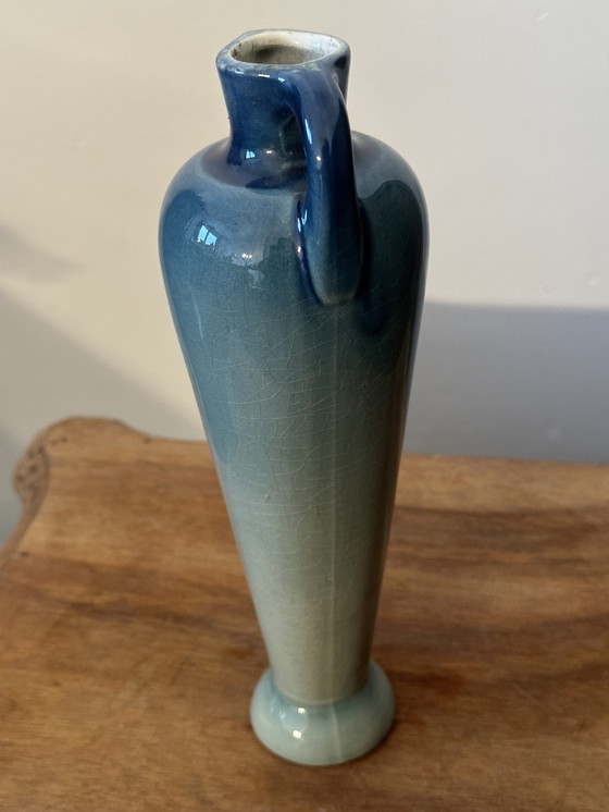 Image 1 of Keller & Guerin - Luneville Art-Nouveau Vase Soliflore