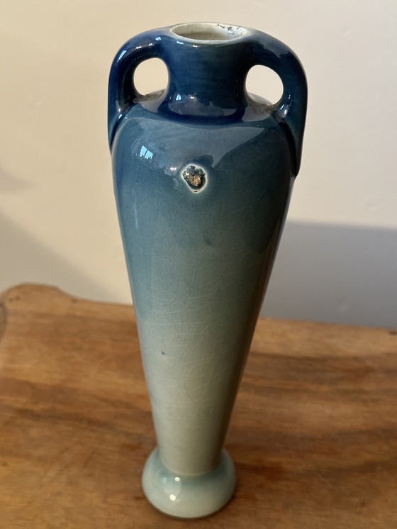 Image 1 of Keller & Guerin - Luneville Art-Nouveau Vase Soliflore