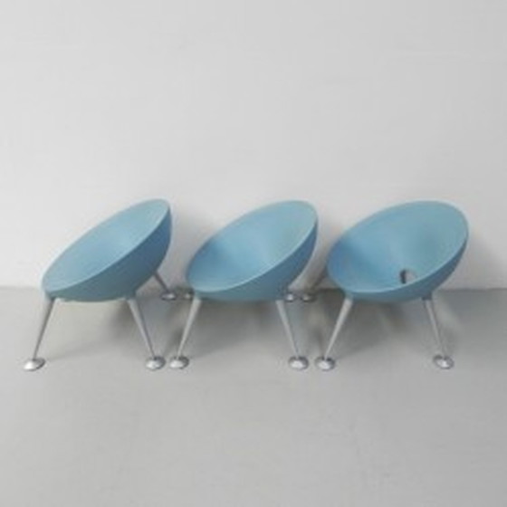 Image 1 of Sedus 3x Turtle Club chairs by Matteo Thun 