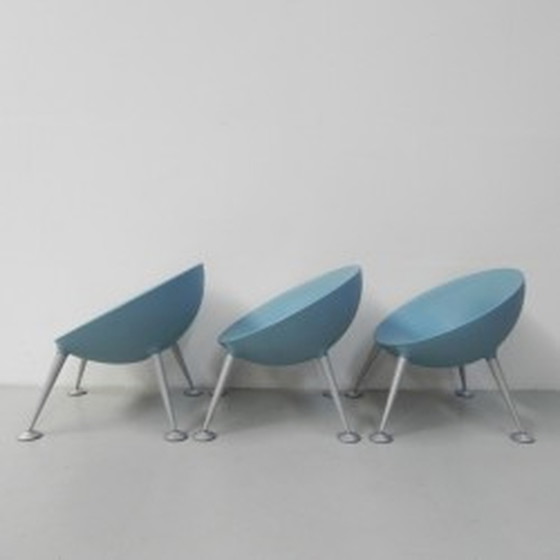 Image 1 of Sedus 3x Turtle Club chairs by Matteo Thun 