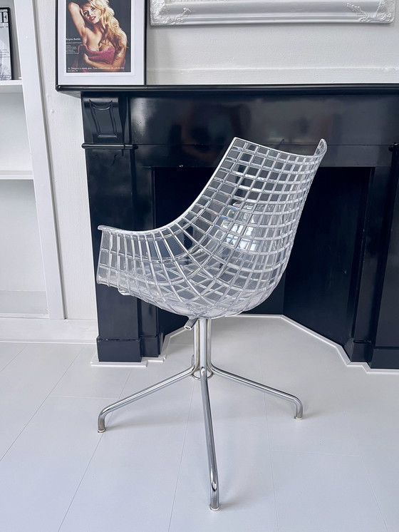 Image 1 of Meridiana Driade transparent & chrome chair