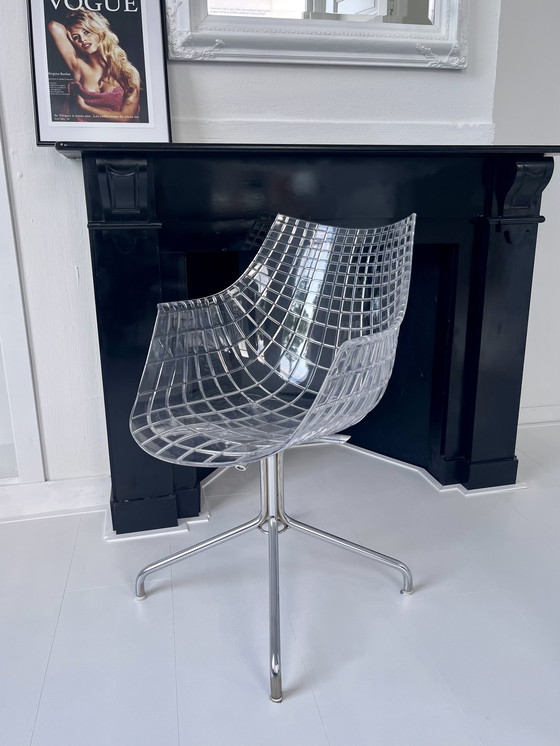 Image 1 of Meridiana Driade transparent & chrome chair