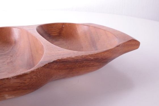 Image 1 of Vintage Teak Drinks Tray 1960s German