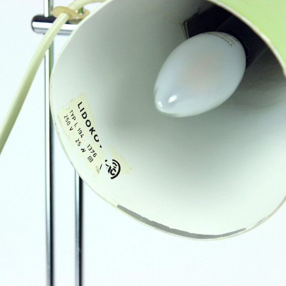 Image 1 of Vintage lacquered metal table lamp by Josef Hurka for Lidokov, Czechoslovakia 1960