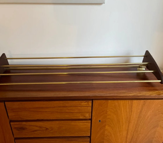 Image 1 of Rockabilly Brass Shelf Rack