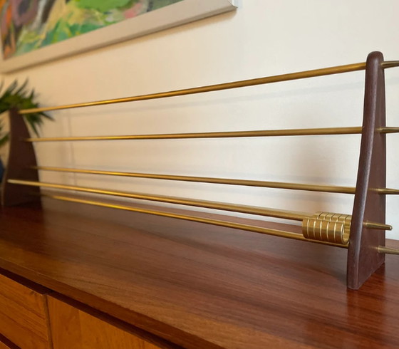 Image 1 of Rockabilly Brass Shelf Rack