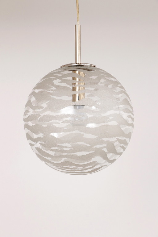 Lampe pendante vintage Fischer Leuchten - Eclairage d'ambiance des années 1970