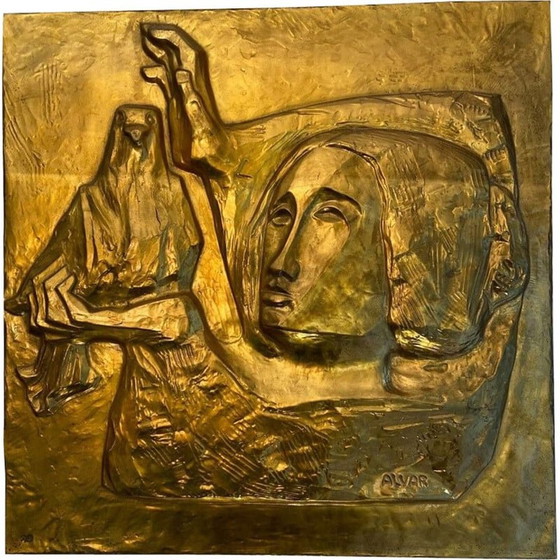 Image 1 of Vintage panel la paloma by Alvar Sunol, 1960