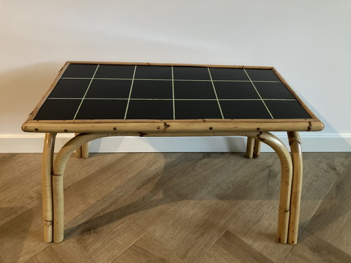 Balbou Table With Ceramic Tiles 1960s