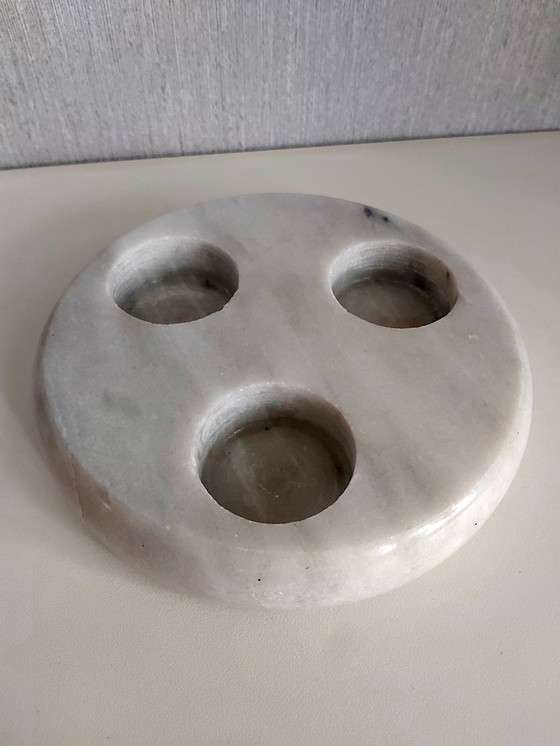 Image 1 of Marble candle holder round