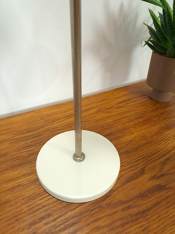 Image 1 of White metal desk lamp, table lamp