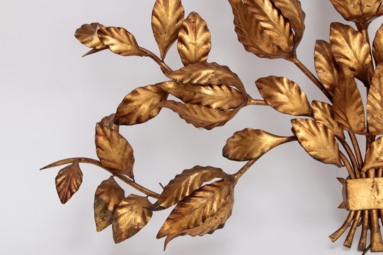 Image 1 of Lampe murale Vintage Design Hollywood Regency Italian 1960s