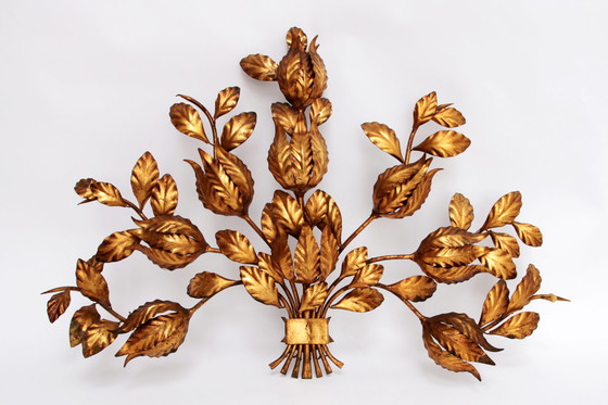 Image 1 of Lampe murale Vintage Design Hollywood Regency Italian 1960s