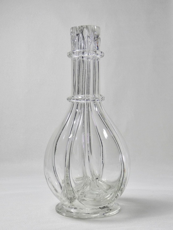 Image 1 of 4 Chamber Antique Liqueur Decanter