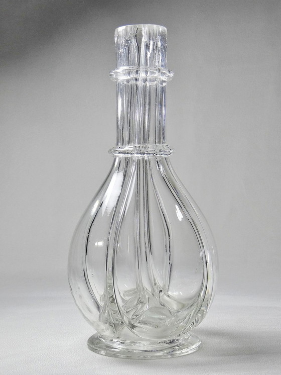 Image 1 of 4 Chamber Antique Liqueur Decanter