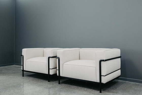 Image 1 of 2x Cassina Corbusier LC3 fauteuil