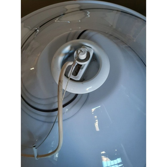 Image 1 of Sospensione vintage in vetro di Murano e metallo laccato, 1960