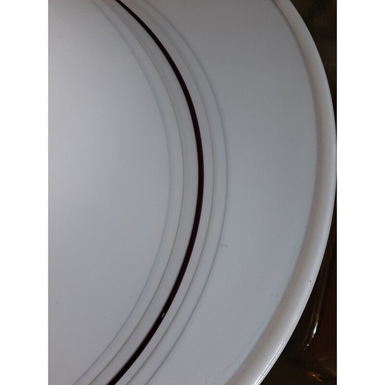 Image 1 of Sospensione vintage in vetro di Murano e metallo laccato, 1960