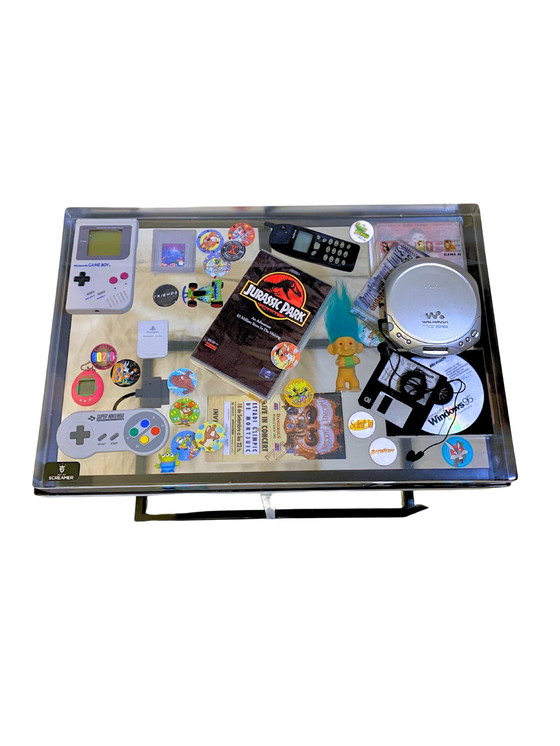 Image 1 of 90s Time Capsule Salon Table