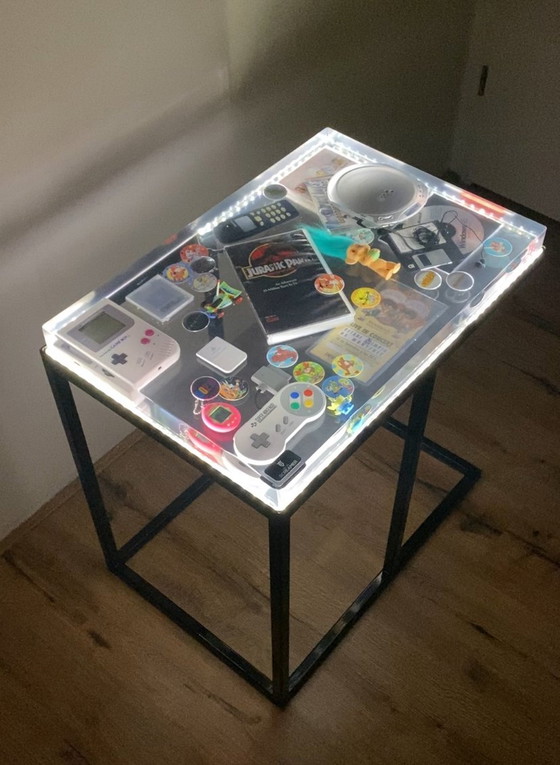 Image 1 of 90s Time Capsule Salon Table