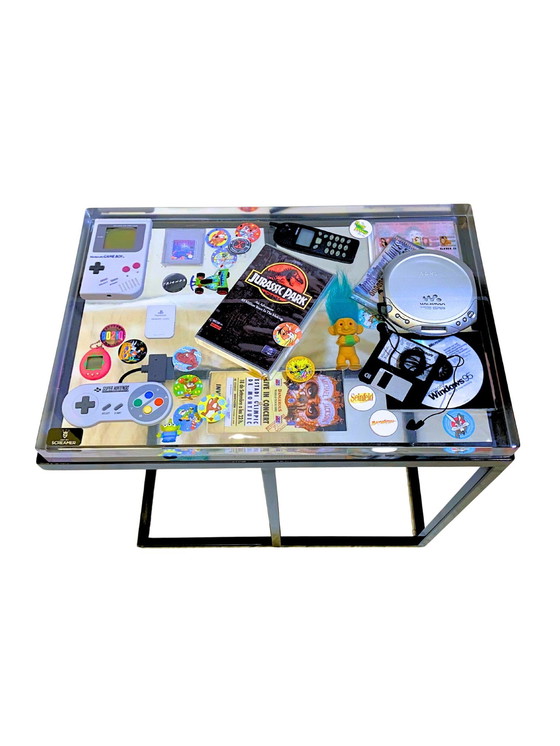 Image 1 of 90s Time Capsule Salon Table