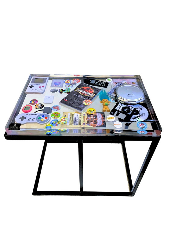 Image 1 of 90s Time Capsule Salon Table