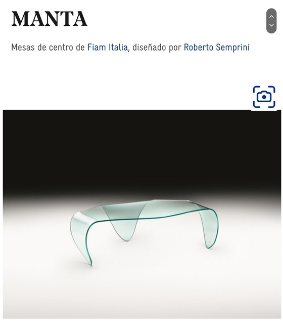 Image 1 of Fiam Italia Coffee table Manta