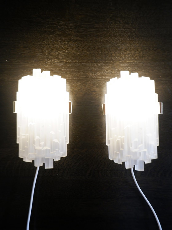 Image 1 of Set of 2 Swedish RAF wall lamps, 1970s