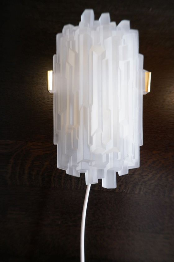 Image 1 of Set of 2 Swedish RAF wall lamps, 1970s