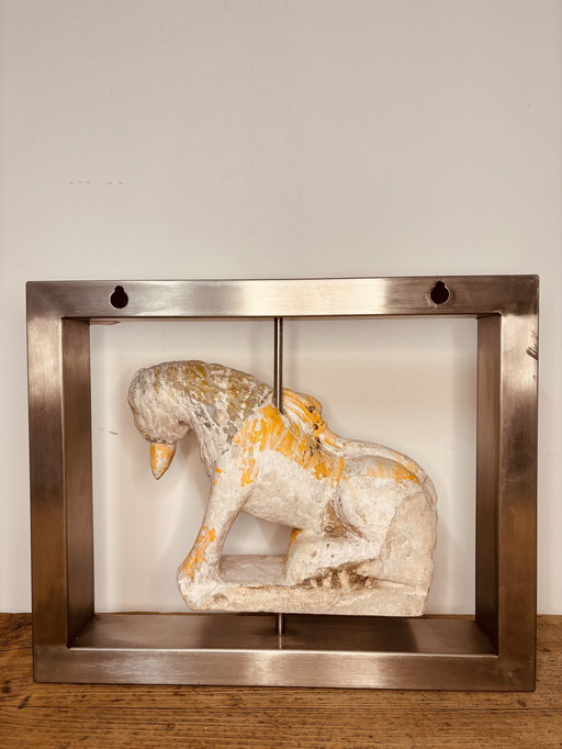 Stone sculpture lion