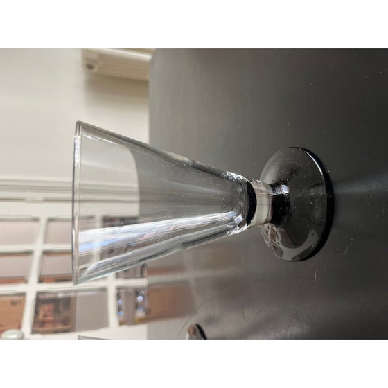 Image 1 of Lot 10 vintage art deco glasses, 1980