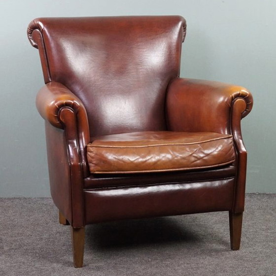 Image 1 of Sheep leather armchair, armchair