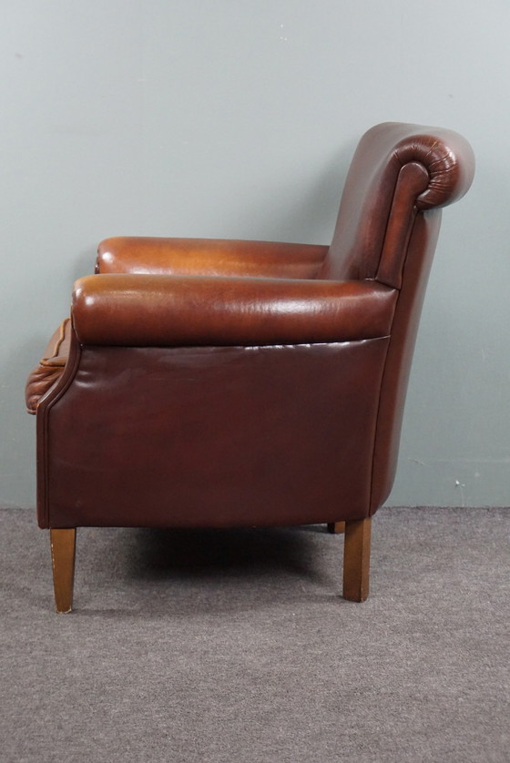 Image 1 of Sheep leather armchair, armchair