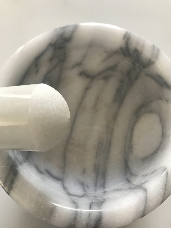 Image 1 of Small Mortar Pestle Marble