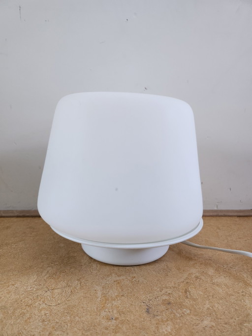 Frosted glass lamp vintage