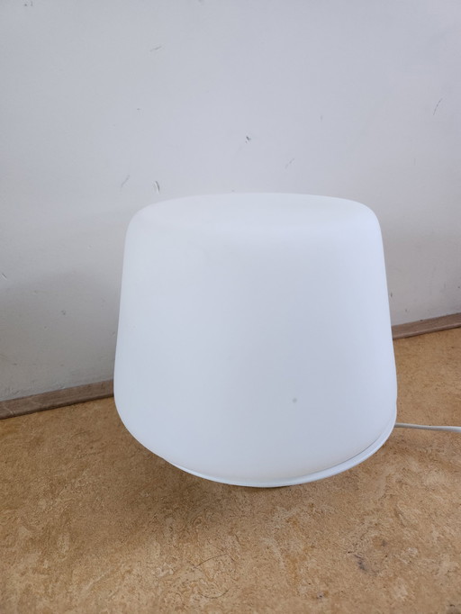 Frosted glass lamp vintage