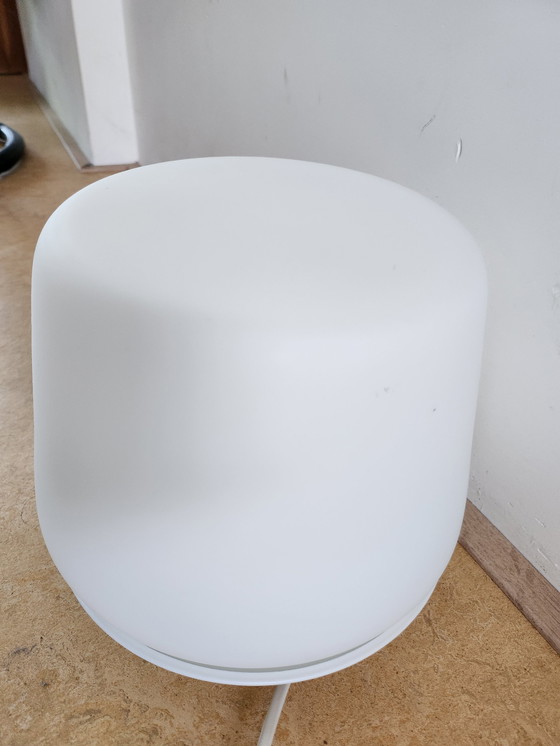 Image 1 of Lampe en verre dépoli vintage