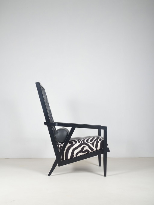 Astoria HB lounge chair by Franco Bizzozzero for Bonacina Pierantonio, 1999