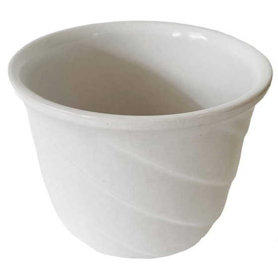 Image 1 of Vaso da fiori bianco vintage della Germania Ovest, anni '60